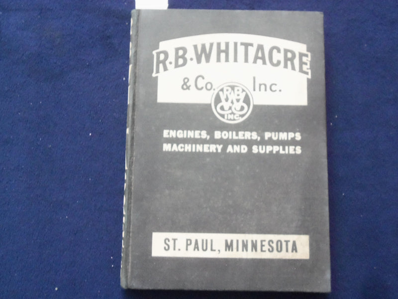 1945 R.B. WHITACRE & CO. INC. HARDCOVER SUPPLIES CATALOG - ST. PAUL, MN - R 98F