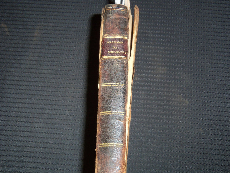 1810 A GRAMMAR OF CHEMISTRY BOOK BY REV. D. BLAIR & BENJAMIN TUCKER - J 8135