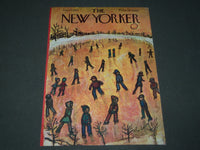 1953 JANUARY 17 NEW YORKER MAGAZINE FRONT COVER ONLY - GREAT ART FOR FRAMING
