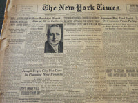 1951 AUGUST 15 NEW YORK TIMES - WILLIAM RANDOLPH HEARST DIES AT 88 - NT 5839