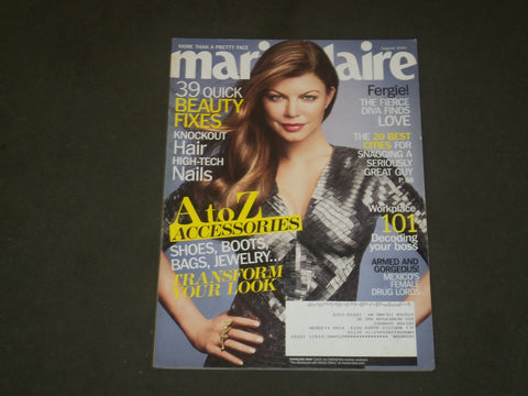 2009 AUGUST MARIE CLAIRE MAGAZINE - FERGIE COVER - B 3301