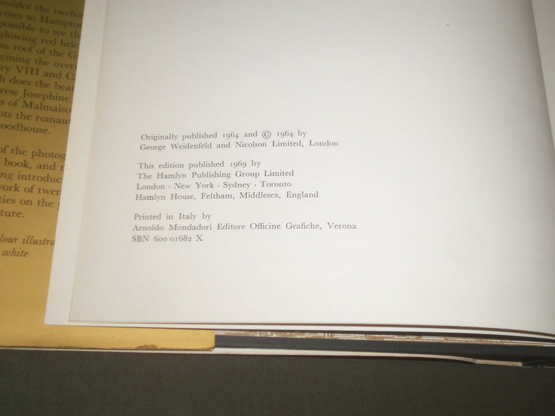 1969 GREAT PALACES - INTRODUCTION BY SACHEVERELL SITWELL BOOK - I 1441