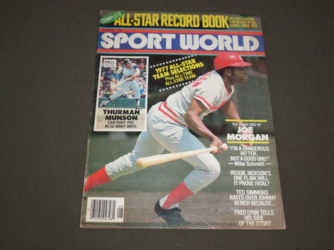 1977 AUGUST SPORT WORLD MAGAZINE - JOE MORGAN - SP 9754