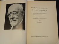 1958 VON MOSES MENDELSSOHN ZU FRANZ ROSENZWEIG BOOK BY LEO BAECK - J 9564
