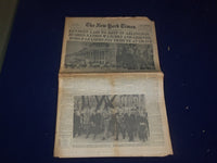 1963 NOVEMBER 26 THE NEW YORK TIMES - KENNEDY LAID TO REST IN ARLINGTON- NP 2998
