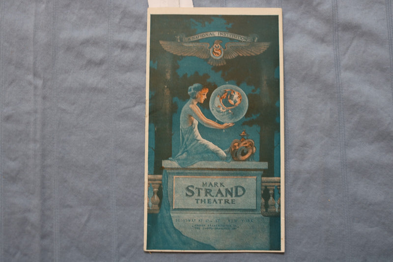 1926 APRIL 18 OLD LOVES AND NEW - LEWIS STONE- STRAND THEATRE PROGRAM - K 2738