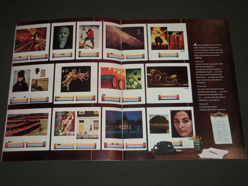 1963 THE MAKING OF LIFE MAGAZINE - NICE PHOTOS - ST 4809