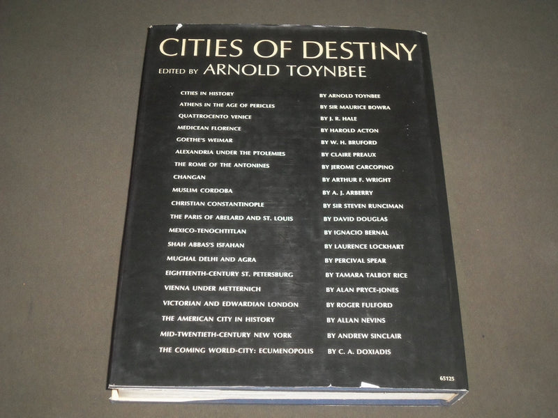 1967 CITIES OF DESTINY BOOK EDITED BY ARNOLD TOYNBEE - GREAT PRINTS - I 1489
