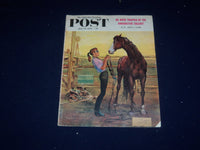 1957 JULY 20 THE SATURDAY EVENING POST MAGAZINE - ILLUSTRATED COVER - SP 5665
