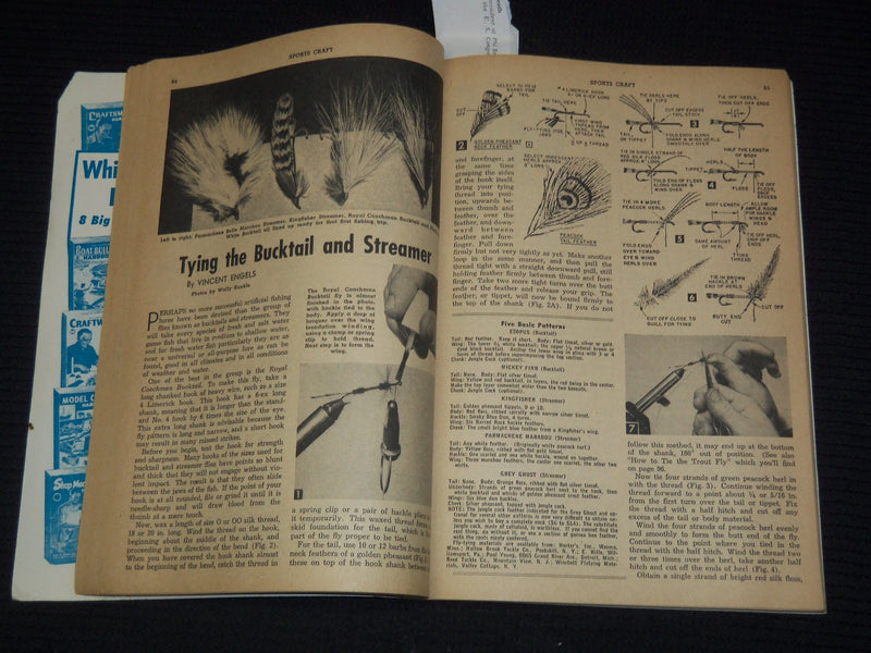 1953 SPORTS CRAFT MAGAZINE - VOLUME 1 - GOLF CART PLANS - DUCK BOAT - K 1010