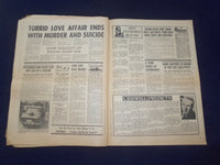 1965 JAN 17 NATIONAL INFORMER NEWSPAPER - KISSING MALE STATUES NEW FAD - NP 6913