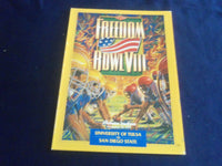 1991 DEC 30 FREEDOM BOWL PROGRAM - UNIV TULSA VS SAN DIEGO STATE UNIV - ST 4027O