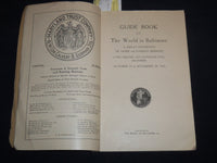1912 THE WORLD IN BALTIMORE GUIDE BOOK - LYRIC & EXPOSITION - J 8643