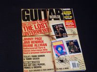 1991 NOVEMBER GUITAR WORLD MAGAZINE - THE LOST INTERVIEWS FRONT COVER - E 302