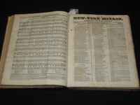 1829-1830 NEW YORK MIRROR AND LADIES GAZETTE BOUND VOLUME - R 89G