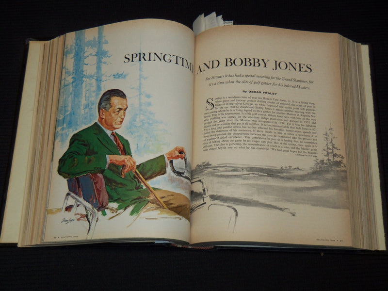 1964 JANUARY-DECEMBER GOLF MAGAZINE BOUND VOLUME - GREAT COVERS - R 425