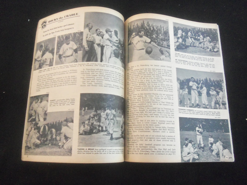 1951 AUGUST SPORTS STARS MAGAZINE - PHIL RIZZUTO - RALPH KINER-AL ROSEN - J 7734