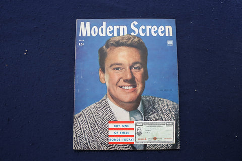 1944 JULY MODERN SCREEN MAGAZINE - VAN JOHNSON COVER - E 17263