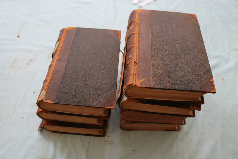 1877-1890 PENNSYLVANIA COLLEGE MONTHLY BOUND VOLUMES - LOT OF 7 - KD 9561