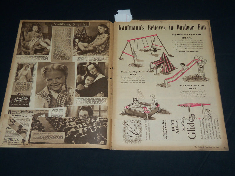 1946 MAY 12 THE PITTSBURGH PRESS SUNDAY ROTO SECTION - BETTER CITIZENS - NP 4490