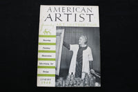 1940 JANUARY AMERICAN ARTIST MAGAZINE - JEAN MACLANE COVER - SP 4183A