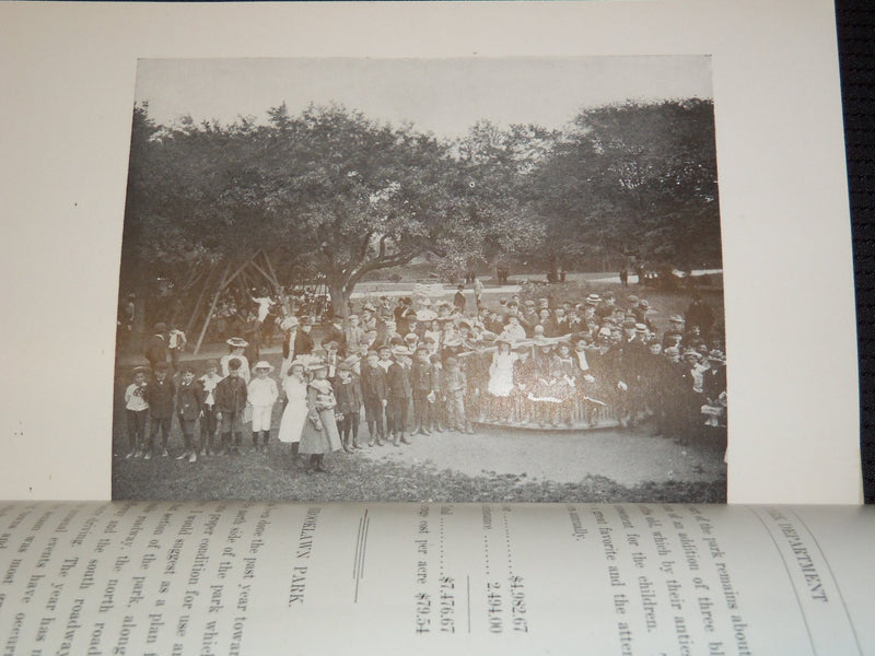 1916 DEPARTMENT OF PARKS 22ND REPORT - NEW BEDFORD MASSACHUSETTS - J 7947