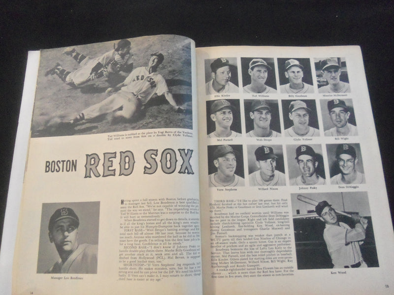 1952 BASEBALL YEARBOOK MAGAZINE - STAN MUSIAL COVER - J 7719