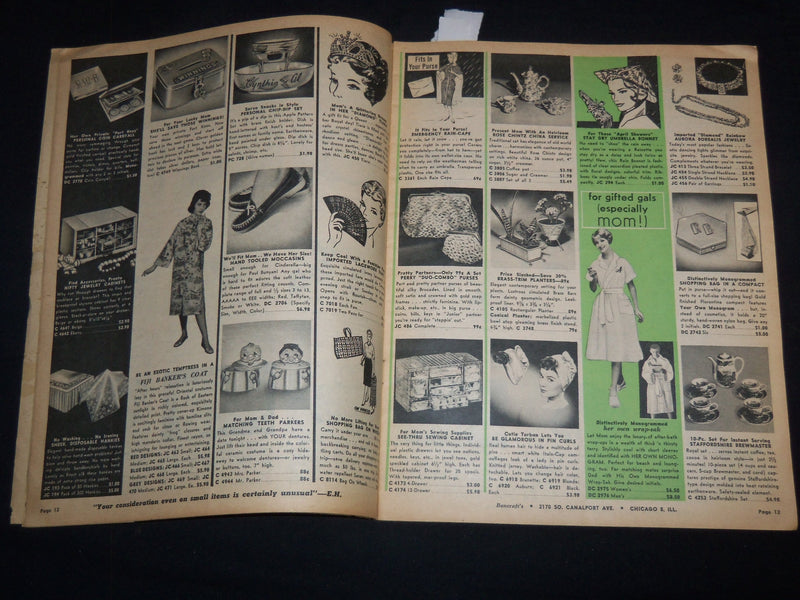 1960'S BANCROFT'S SPRING HARVEST CATALOG - CHICAGO, ILLINOIS - J 9187