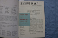 1951 DECEMBER MAGAZINE OF ART - K 2964