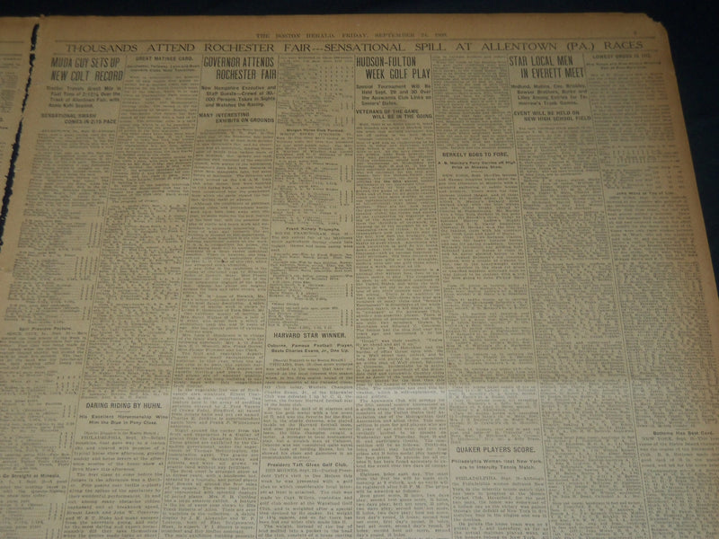 1909 SEPTEMBER 24 THE BOSTON HERALD - PEARY WELCOMED BY SYDNEY - BH 175