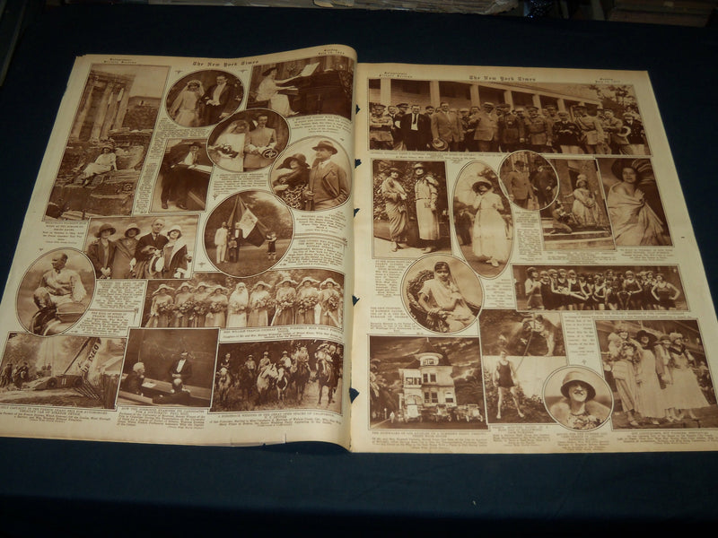 1923 JULY 8 NEW YORK TIMES PICTURE SECTION NO. 4 & 5 - ROCKEFELLER - NT 8895