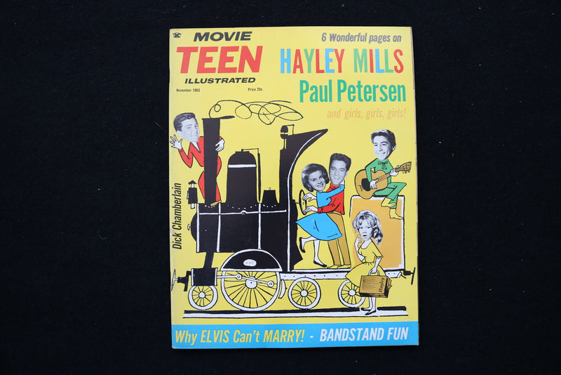 1963 NOVEMBER MOVIE TEEN ILLUSTRATED MAGAZINE - HALYLEY MILLS COVER - E 24241