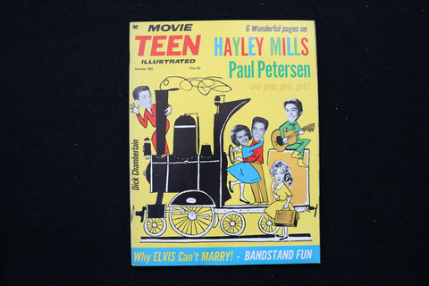1963 NOVEMBER MOVIE TEEN ILLUSTRATED MAGAZINE - HALYLEY MILLS COVER - E 24241