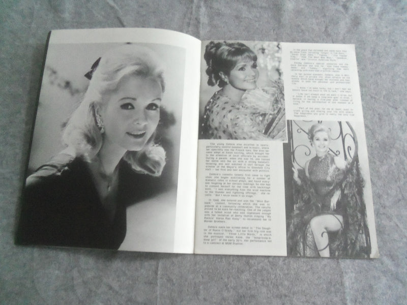 DEBBIE REYNOLDS BROCHURE - STAGE - TV - SINGIN IN THE RAIN - MOLLY BROWN- J 7691