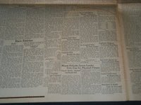 1929 SYRACUSE NY HERALD NEWSPAPER - COLGATE CRUSHES SYRACUSE 21-0 - NP 3788