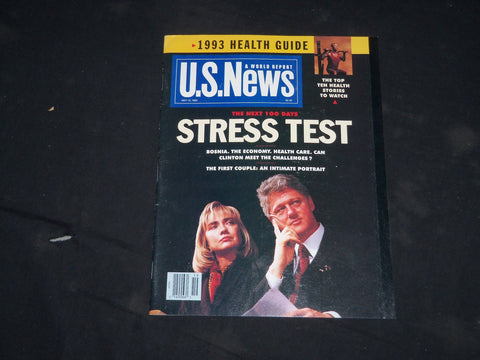 1993 MAY 10 U.S. NEWS & WORLD REPORT MAGAZINE-BILL & HILLARY CLINTON COVER- B 61