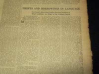 1919 NEW YORK TIMES NEWSPAPER BOOK REVIEW SECTIONS LOT OF 15 ISSUES - O 3221F