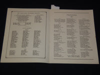 1936 HARTFORD ORATORIO SOCIETY SAMSON AND DELILAH PROGRAM - SAINT-SAENS - K 2053