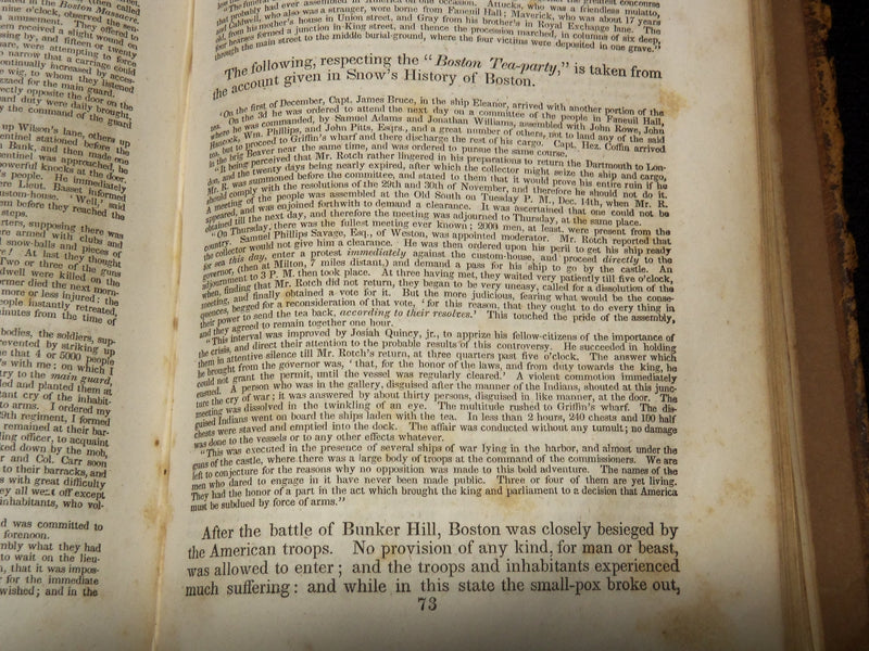 1840 HISTORICAL COLLECTIONS EVERY TOWN IN MASSACHUSETTS VOLUME - KD 4065C