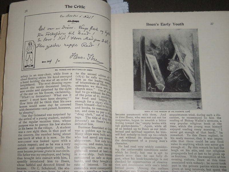1906 JULY THE CRITIC MAGAZINE - IBSEN NUMBER - NICE ADS - J 3469