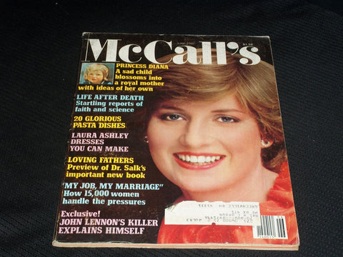 1982 JUNE MCCALL'S MAGAZINE - PRINCESS DIANA FRONT COVER - E 599