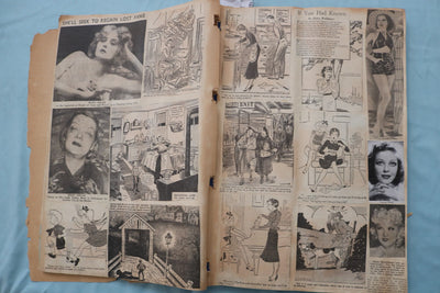 1939 HOLLYWOOD AND CARTOON SCRAPBOOK - E 26492