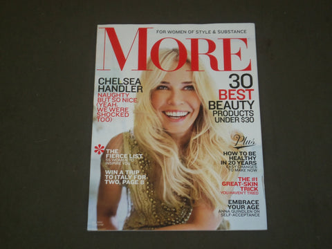 2012 MAY MORE MAGAZINE - CHELSEA HANDLER COVER - B 2326