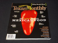 2004 DECEMBER TEXAS MONTHLY MAGAZINE - MEXICAN FOOD FRONT COVER - E 7530