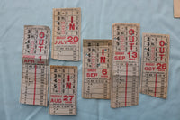 1920'S-1961 RAILROAD AND BUS TICKETS - 25 PIECES - K 3322