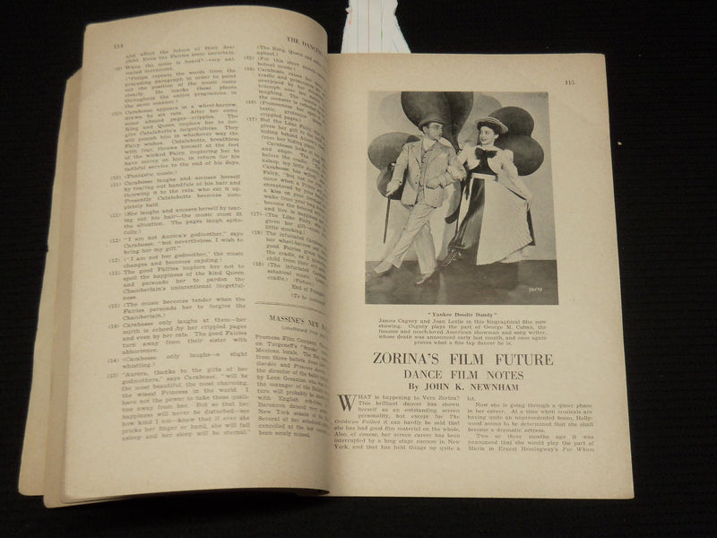1942 DECEMBER THE DANCING TIMES MAGAZINE - ANTON DOLIN - K 541
