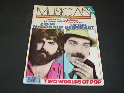 1981 JANUARY MUSICIAN MAGAZINE - MICHAEL MCDONALD AND CAPTAIN BEEFHART - SP 7948