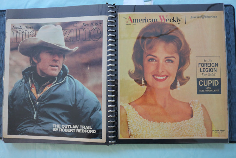 HOLLYWOOOD STARS SCRAPBOOK - MAGAZINE PHOTOS - GINGER ROGERS-ROBERT REDFORD- #39