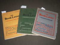 1899-1900 THE BOOK LOVER EDITION DE LUXE #'S 2-4 MAGAZINE LOT OF 3 - O 2983