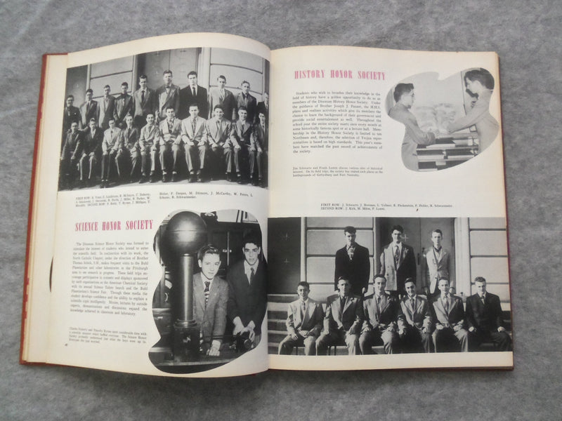 1951 TROJAN NORTH CATHOLIC HIGH SCHOOL YEARBOOK - PITTSBURGH, PA - YB 3177